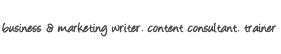 Terri S Turner. Business & Marketing Writer, Content Consultant, and Trainer
